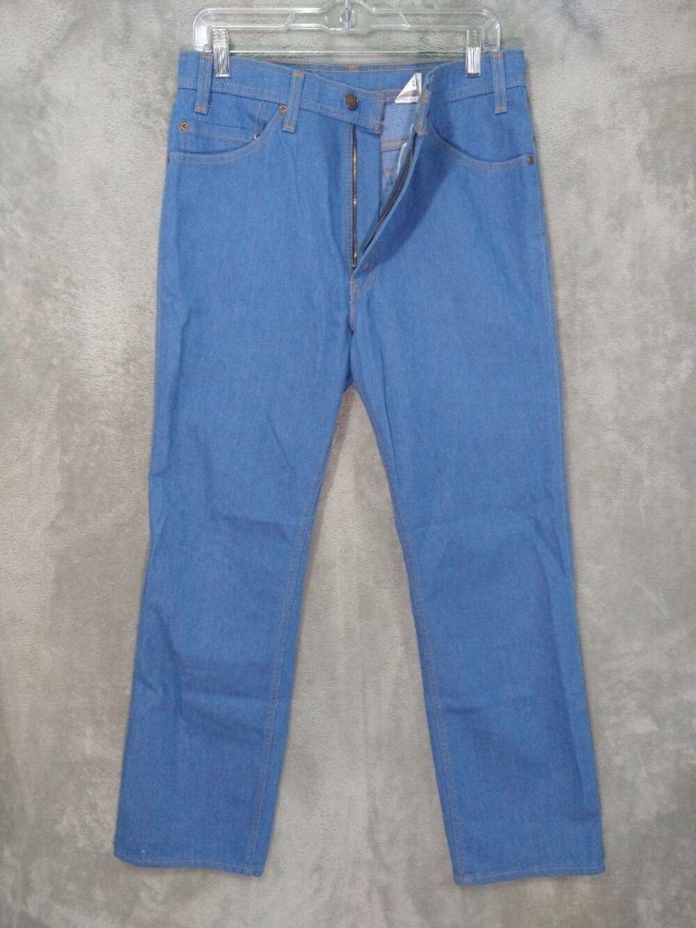 Vintage Levis Jeans Mens 34x31 Blue Denim Straight Leg Stretch Made In USA